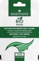 ORIENTANA - BIO MASK - Natural Clay Mask - Naturalna maseczka z glinki - Miodla i drzewo herbaciane - 10 ml