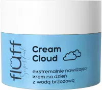 FLUFF - SUPERFOOD - CREAM CLOUD - Ekstremalnie nawilżający krem do twarzy na dzień z wodą brzozową - 50 ml