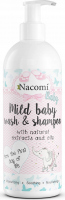 Nacomi - Baby - Mild Baby Wash & Shampoo - Łagodna emulsja do mycia ciała i włosów dla dzieci - 400 ml