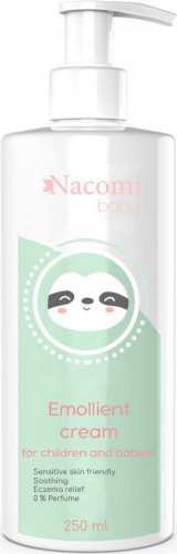 Nacomi - Baby - Emollient Cream - Oiling and moisturizing emulsion for children and babies - 250 ml