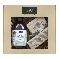 LaQ - Dzik- Gift set for men - Shampoo 300 ml + Soap 85 g + After Shave and Beard Oil 30 ml