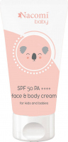 Nacomi - Baby - SPF 50 PA ++++ Face & Body Cream - Fotostabilny krem do twarzy i ciała dla dzieci  - 50 ml
