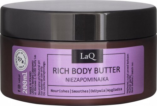 LaQ - Rich Body Butter - Rich Body Butter - Forget-me-not - 200 ml