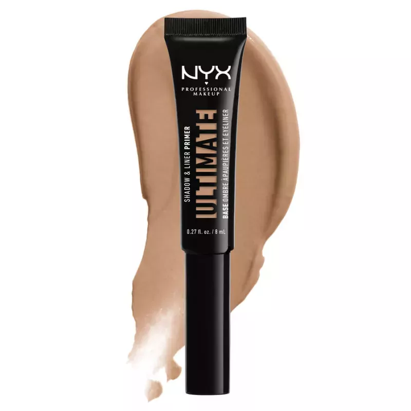 База под тени и подводку NYX Professional Makeup Ultimate Shadow & Liner Primer, для стойкости макияжа, 8 мл, оттенок MEDIUM DEEP