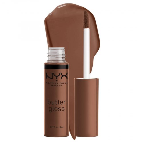 NYX Professional Makeup - BUTTER GLOSS - Kremowy błyszczyk do ust - 49 - FUDGE ME