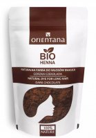ORIENTANA - BIO HENNA - 100% Naturalna roślinna farba do włosów długich - Gorzka Czekolada - 100g