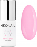 NeoNail - COVER Base Protein - Pastel Collection - Protein, pastel hybrid base for nails - 7.2 ml - 8718-7 PASTEL ROSE - 8718-7 PASTEL ROSE