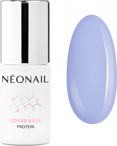 NeoNail - COVER Base Protein - Pastel Collection - Protein, pastel hybrid base for nails - 7.2 ml - 8716-7 PASTEL BLUE