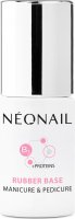 NeoNail - Rubber Base - Manicure & Pedicure -  Baza hybrydowa, kauczukowa do paznokci - 7,2 ml  