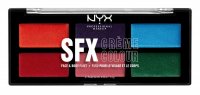 NYX Professional Makeup - SFX CREME COLOR Face & Body Paint - Palette of 6 face and body paints - METALS