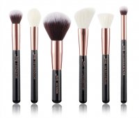JESSUP - Individual Brushes Set - A set of 6 brushes for face make-up - T164 Black / Rose Gold