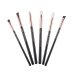 JESSUP - Individual Brushes Set - A set of 6 brushes for eye make-up - T161 Black / Rose Gold