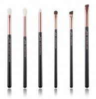 JESSUP - Individual Brushes Set - A set of 6 brushes for eye make-up - T161 Black / Rose Gold