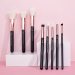 JESSUP - Individual Brushes Set - A set of 8 brushes for face and eye make-up - T158 Black / Rose Gold