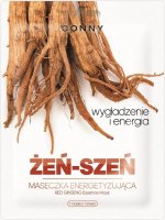 CONNY - Red Ginseng Essence Mask - Energizing face mask - Ginseng - Smoothing and energy - 23 ml