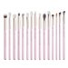 JESSUP - Blushing Bride Eye Brushes Set - Set of 15 brushes for eye make-up - T294