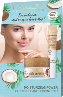 Eveline Cosmetics - RICH COCONUT - MOISTURIZING POWER - Face care gift set - Moisturizing coconut face cream 50 ml + Eye cream 20 ml