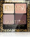 Eveline Cosmetics - QUATTRO - Professional Eyeshadow Palette - Palette of 4 eye shadows - 12 - 12