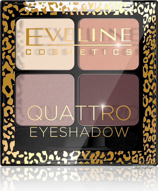 dis Gade Topmøde Eveline Cosmetics - QUATTRO - Professional Eyeshadow Palette - Palette of 4  eye shadows