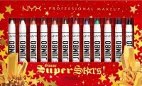 NYX Professional Makeup - GIMME SUPER STARS! - JUMBO PENCIL VAULT - Eye makeup gift set - 12 x Jumbo Eye Pencil