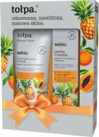 Tołpa - Dermo Face Sebio - Face care gift set - Oily and combination skin - Face wash gel 150 ml + Peeling 40 ml