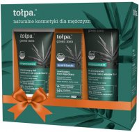 Tołpa - Green Men - Men's care set - 2in1 shower gel 200 ml + Face wash scrub 150 ml + Soothing cream 50 ml