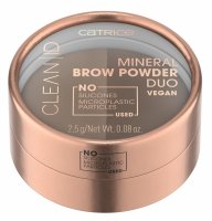 Catrice - CLEAN ID - Mineral Brow Powder Duo - Wegański, podwójny cień do brwi - 2,5 g