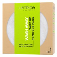 Catrice - WASH AWAY Make Up Remover Pads - Reusable cosmetic pads - 3 pieces