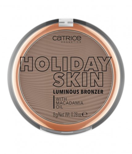 Catrice - HOLIDAY SKIN LUMINOUS BRONZER - Wodoodporny puder brązujący - 8 g