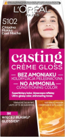 L'Oréal - Casting Créme Gloss - Pielęgnacyjna koloryzacja bez amoniaku - 5102 Chłodna Mokka
