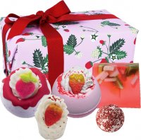 Bomb Cosmetics - Gift Pack - Zestaw prezentowy kosmetyków do pielęgnacji ciała - Strawberry Feels Forever