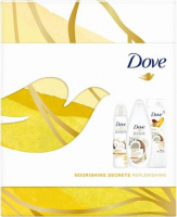 Dove - Nourishing Secrets Replenishing Gift Set - Zestaw prezentowy odżywczych kosmetyków do pielęgnacji ciała - Antyperspirant 150 ml + Żel pod prysznic 250 ml + Balsam do ciała 250 ml