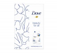 Dove - Nourishing Beauty Gift Set - Zestaw prezentowy odżywczych kosmetyków do pielęgnacji ciała - Żel pod prysznic 250 ml + Balsam do ciała 250 ml