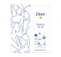 Dove - Nourishing Beauty Gift Set - Zestaw prezentowy odżywczych kosmetyków do pielęgnacji ciała - Antyperspirant 150 ml + Żel pod prysznic 250 ml + Balsam do ciała 250 ml