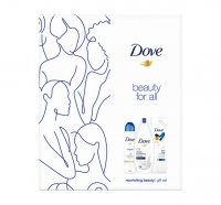 Dove - Nourishing Beauty Gift Set - Gift Set of Nourishing Body Care Cosmetics - Antiperspirant 150 ml + Shower Gel 250 ml + Body Lotion 250 ml