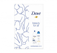 Dove - Nourishing Beauty Gift Set - Zestaw prezentowy odżywczych kosmetyków do pielęgnacji ciała - Antyperspirant 150 ml + Żel pod prysznic 250 ml
