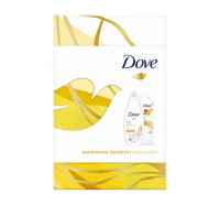 Dove - Nourishing Secrets Replenishing Gift Set - Zestaw prezentowy kosmetyków do pielęgnacji ciała - Żel pod prysznic 250 ml + Balsam do ciała 250 ml