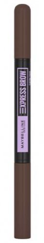MAYBELLINE - EXPRESS BROW - SATIN DUO - Double-sided eyebrow pencil - DARK BROWN