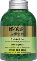 BINGOSPA - WELLNESS - Bath Crystals - Kryształy do kąpieli z guaraną, noni i kwasem hialuronowym - 650 g
