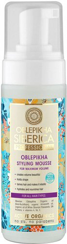 NATURA SIBERICA - OBLEPIKHA SIBERICA PROFESSIONAL - Styling Mousse - Vegan hair styling mousse (natural) - 170 ml