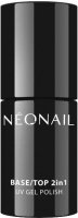 NeoNail - UV GEL POLISH - BASE/TOP 2IN1 - Base and top for hybrid polish - 7.2ml - 6621-7