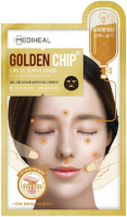 MEDIHEAL - GOLDEN CHIP CIRCLE POINT MASK - Akupresurowa maska do twarzy w płacie rozświetlająca - 25 ml 