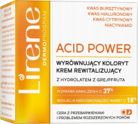 Lirene - ACID POWER - Rewitalizujący krem wyrównujący koloryt - 50 ml