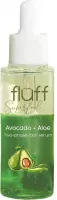 FLUFF - Superfood - Avocado + Aloe Two Phase Face Serum - Two-phase serum booster with aloe and avocado - 40 ml
