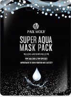 PAX MOLY - Super Aqua Mask Pack - Moisturizing and elasticizing sheet mask with sea water and adenosine - 25 ml