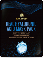 PAX MOLY - Real Hyaluronic Acid Mask Pack - Maska w płacie intensywnie nawilżająca z kwasem hialuronowym - 25 ml