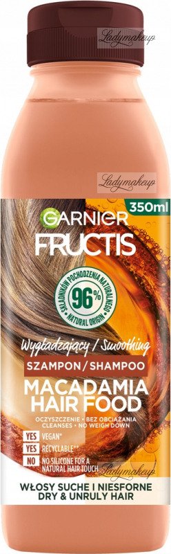 Garnier Fructis Hair Food Nourishing Macadamia Shampoo  Conditioner   3in1 Mask Combo Pack of 3
