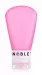 NOBLE - Silikonowa butelka podróżna - 60 ml - RÓŻOWA