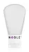 NOBLE - Silikonowa butelka podróżna - 60 ml - BIAŁA 