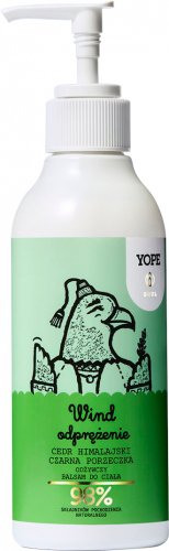 YOPE - Soul - Wind Odprężenie - Odżywczy balsam do ciała - Cedr Himalajski i Czarna Porzeczka - 300 ml